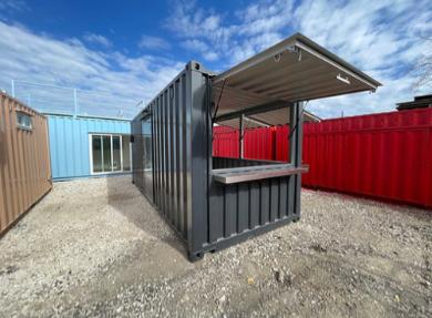 20-voet Containerbar – Industriële Uitstraling en Volledige Functionaliteit