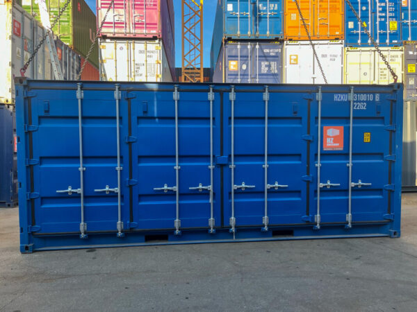 20 Voet Maritieme Container met Dubbele Zijklep – RAL 5010, IICL6, CSC Gecertificeerd