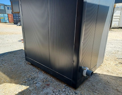 Compacte Sanitaire Monocontainer met Toilet en Urinoir – Direct Gebruiksklaar