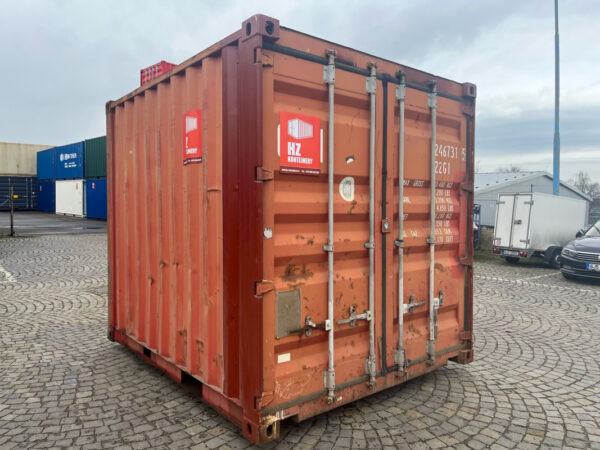 10 Voet Opslagcontainer – Rood – Tweedehands