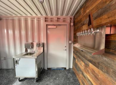 20-voet Containerbar – Industriële Uitstraling en Volledige Functionaliteit
