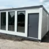 Modulaire Kantoorunit – 4 Modules (6,00 × 9,72 m) met Kantine en Sanitair