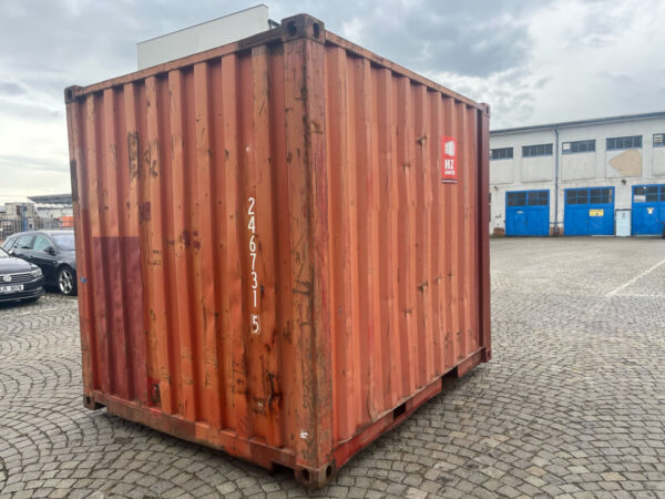 10 Voet Opslagcontainer – Rood – Tweedehands