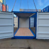 20 Voet Maritieme Container met Dubbele Zijklep – RAL 5010, IICL6, CSC Gecertificeerd