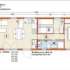 Mobiele Woning Model A – Op Wielen – 42 m² – 3 Slaapkamers