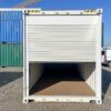 20 ft HC Container met Oprolpoorten (Lichtgrijs) – Versterkte Constructie