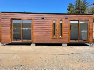 Modulaire Cabine 8x3m | 1 Slaapkamer, Volledig Badkamer, Keuken